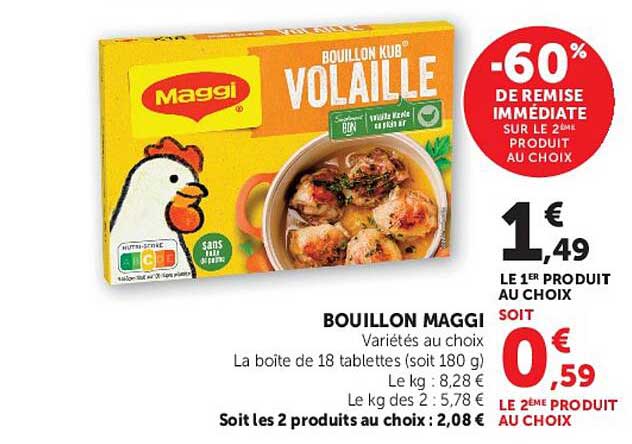 BOUILLON MAGGI Variétés au choix
