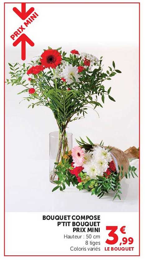 BOUQUET COMPOSE P'TIT BOUQUET PRIX MINI