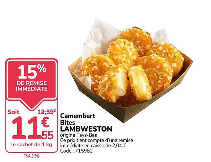 Camembert Bites LAMBWESTON