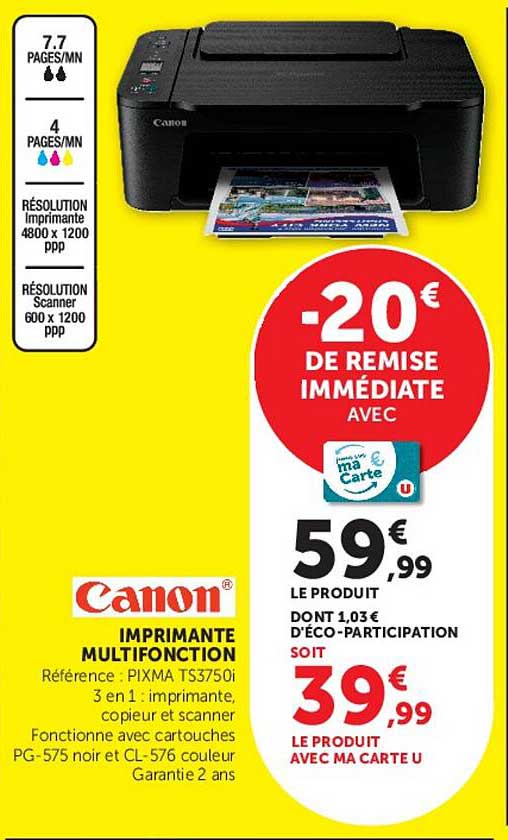 CANON IMPRIMANTE MULTIFONCTION