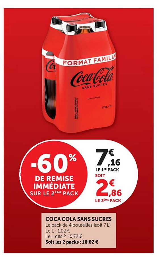 COCA COLA SANS SUCRES