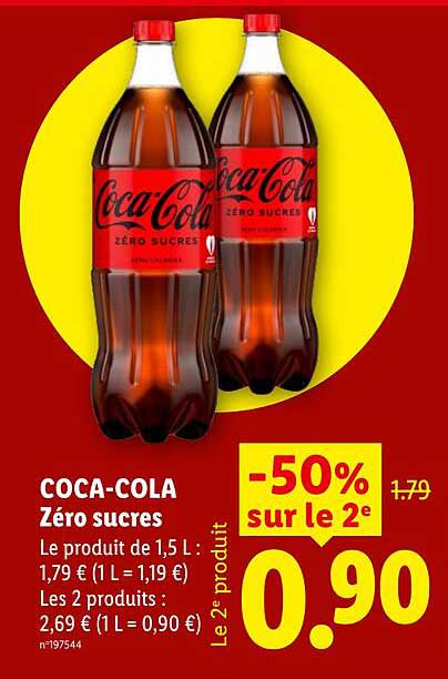 COCA-COLA Zéro sucres