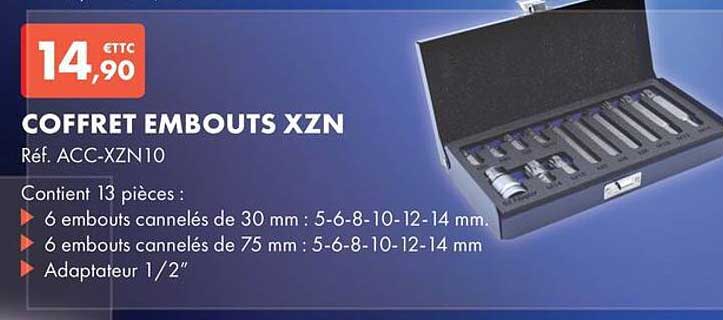 COFFRET EMBOUTS XZN