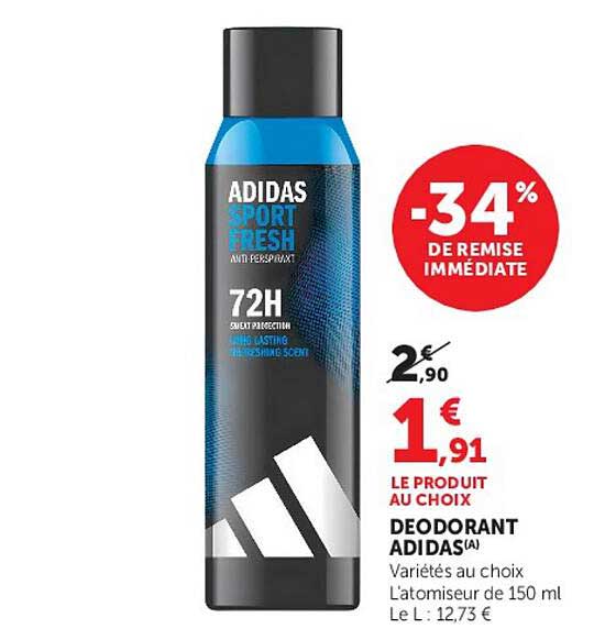 DEODORANT ADIDAS(A)