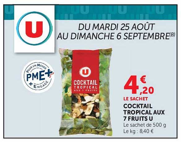DU MARDI 25 AOÛT AU DIMANCHE 6 SEPTEMBRE