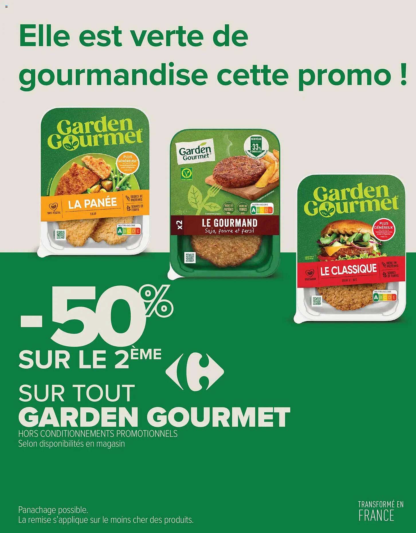 Elle est verte de gourmandise cette promo !