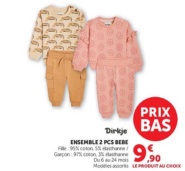 ENSEMBLE 2 PCS BEBE