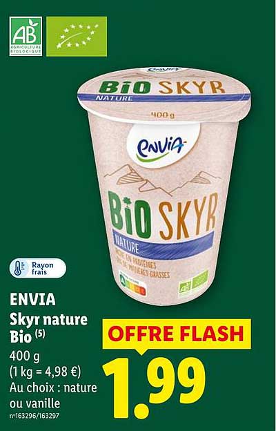 ENVIA Skyr nature Bio 400 g