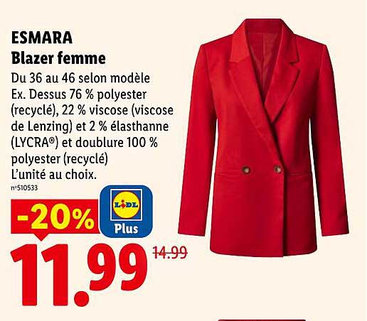 ESMARA Blazer femme