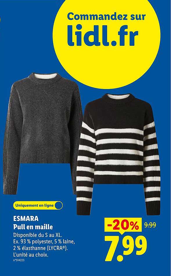 ESMARA Pull en maille