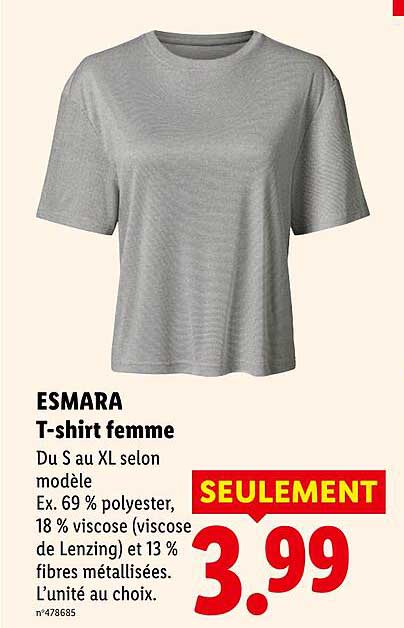 ESMARA T-shirt femme