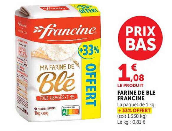 FARINE DE BLÉ FRANCINE