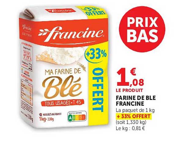 FARINE DE BLÉ FRANCINE