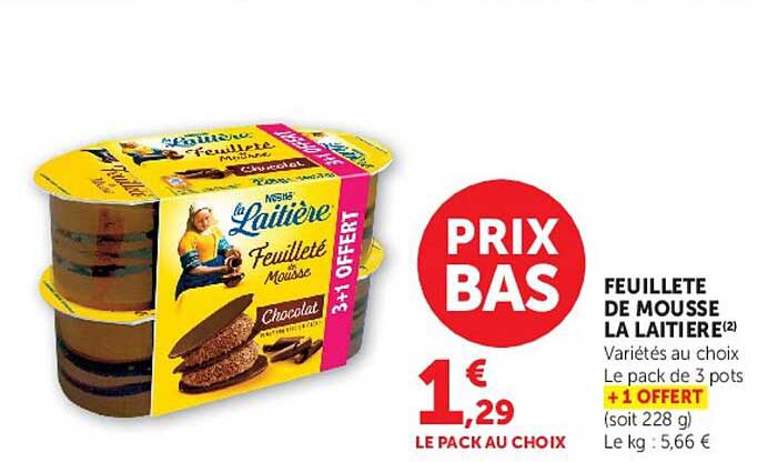 FEUILLETTE DE MOUSSE LA LAITIERE(2)