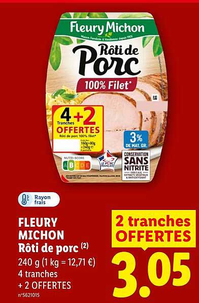 FLEURY MICHON Rôti de porc