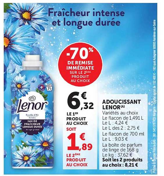 Fraîcheur intense et longue durée