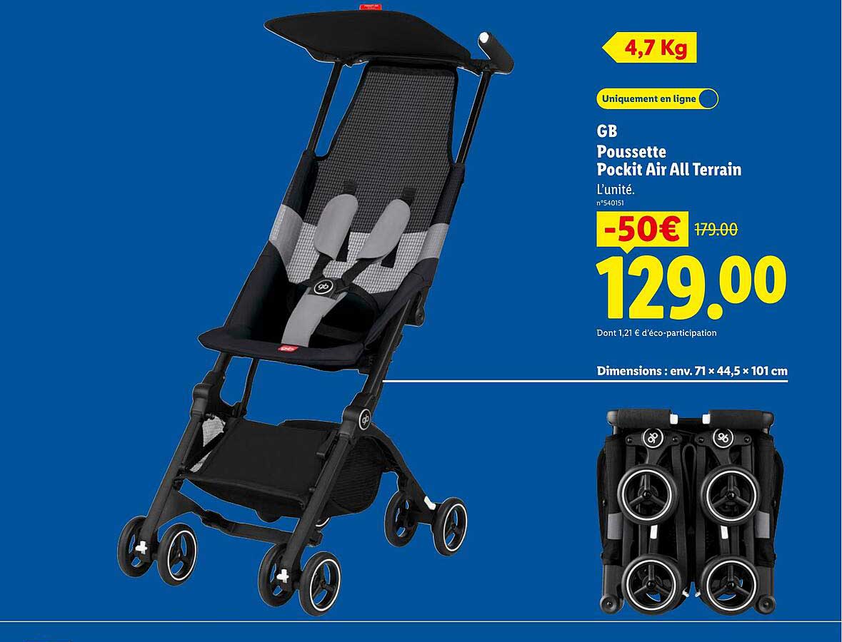 GB Poussette Pockit Air All Terrain