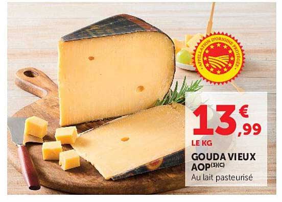 GOUDA VIEUX AOP (3) (C) Au lait pasteurisé