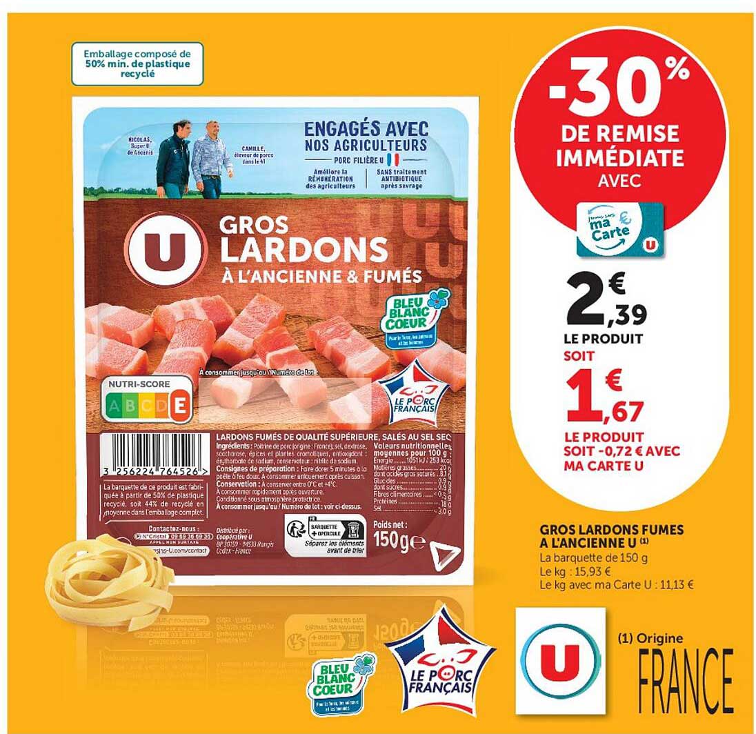 GROS LARDONS À L’ANCIENNE & FUMÉS