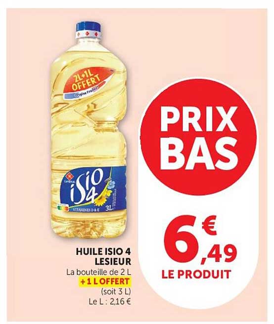 HUILE ISIO 4 LESIEUR