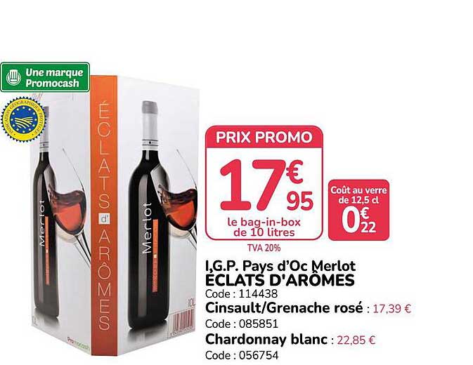 I.G.P. Pays d’Oc Merlot ECLATS D’ARÔMES