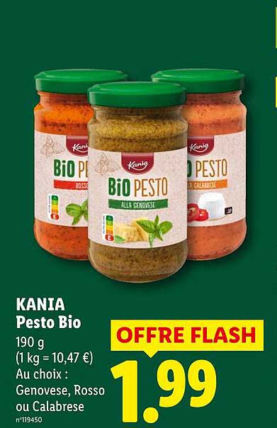 KANIA Pesto Bio 190 g