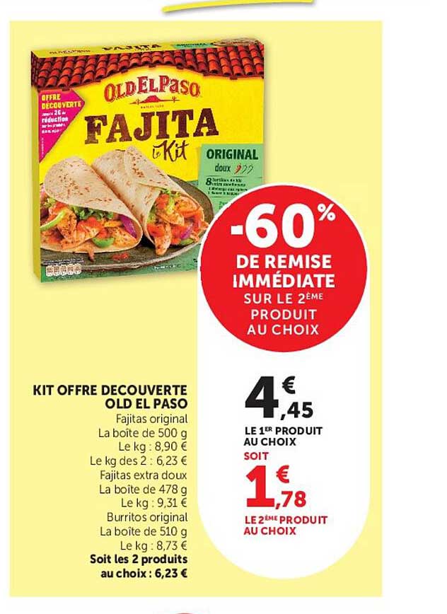KIT OFFRE DECOUVERTE OLD EL PASO