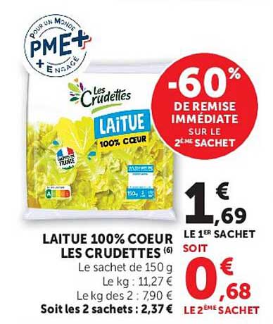LAITUE 100% COEUR LES CRUDETTES (6)
