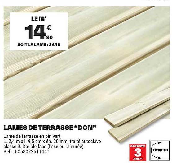LAMES DE TERRASSE “DOV”