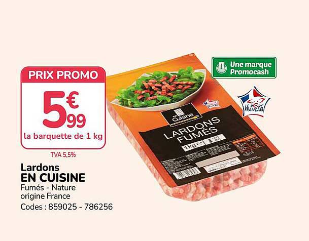 Lardons EN CUISINE