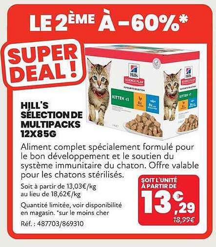 LE 2ÈME À -60%*