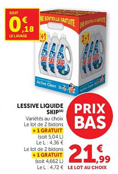 LESSIVE LIQUIDE SKIP(A)