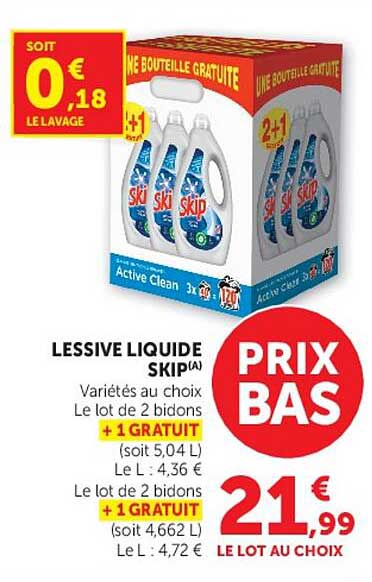 LESSIVE LIQUIDE SKIP®A