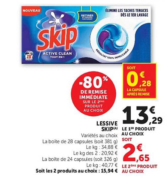 LESSIVE SKIP(A)