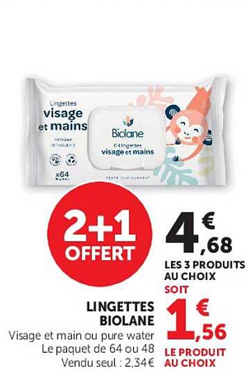 LINGETTES BIOLANE