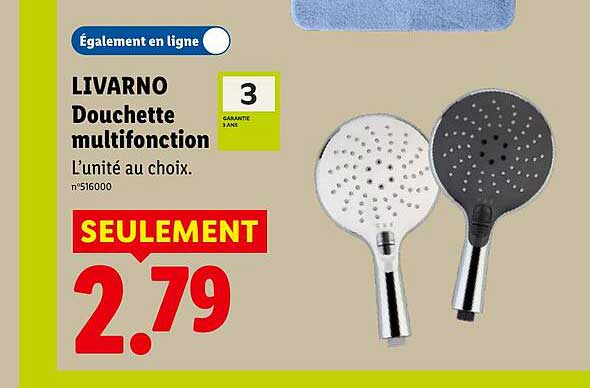 LIVARNO Douchette multifonction