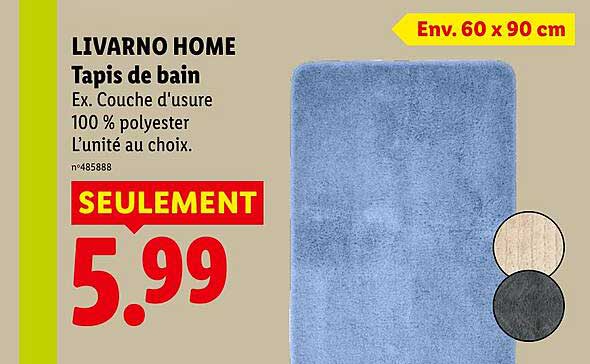LIVARNO HOME Tapis de bain