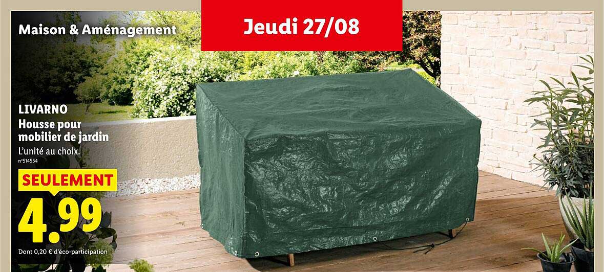 LIVARNO Housse pour mobilier de jardin