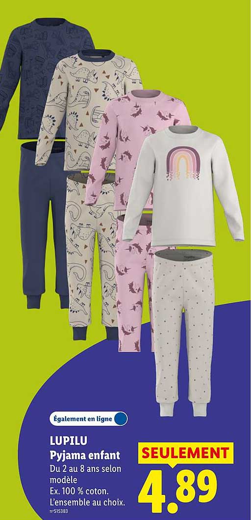 LUPILU Pyjama enfant