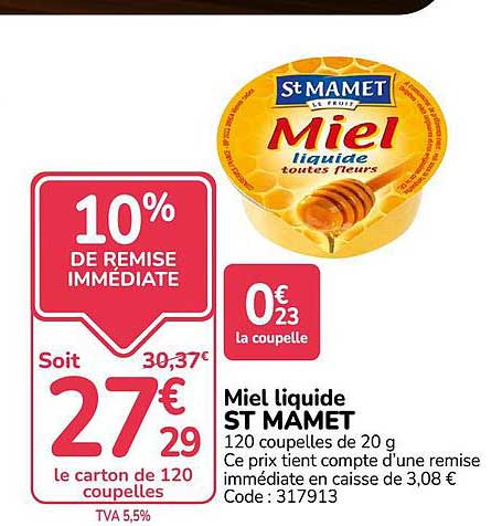 Miel liquide ST MAMET
