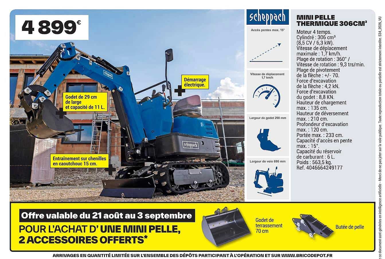MINI PELLE THERMIQUE 306CM³