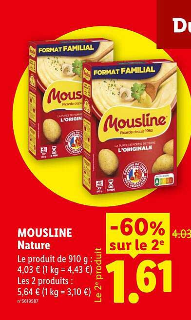MOUSLINE Nature