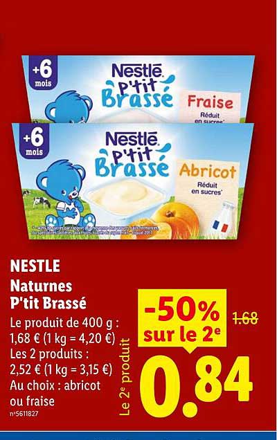 NESTLE Natures P'tit Brassé