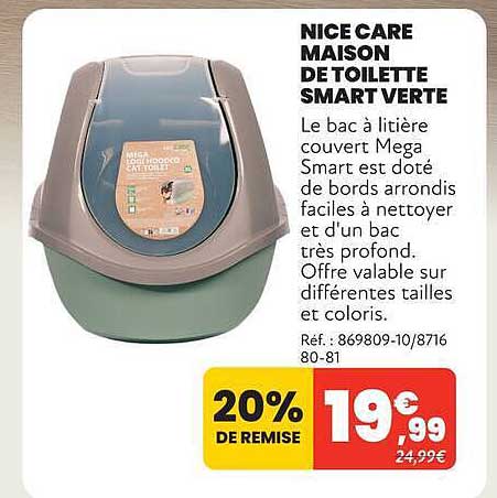 NICE CARE MAISON DE TOILETTE SMART VERTE