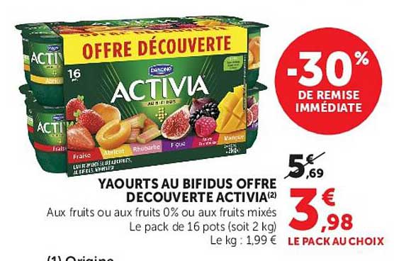 OFFRE DÉCOUVERTE ACTIVIA