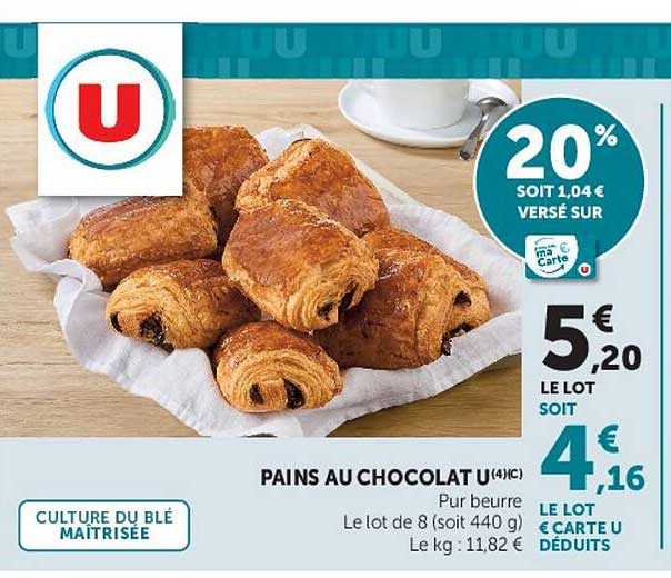 PAINS AU CHOCOLAT U