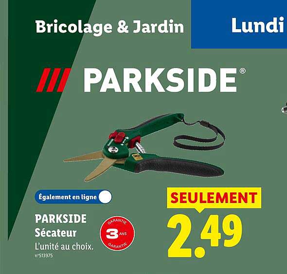 PARKSIDE Sécateur