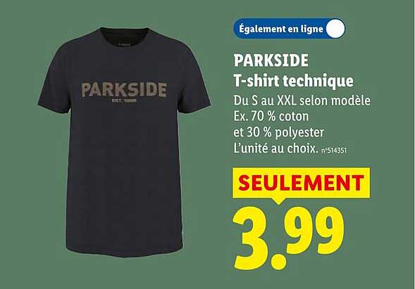 PARKSIDE T-shirt technique