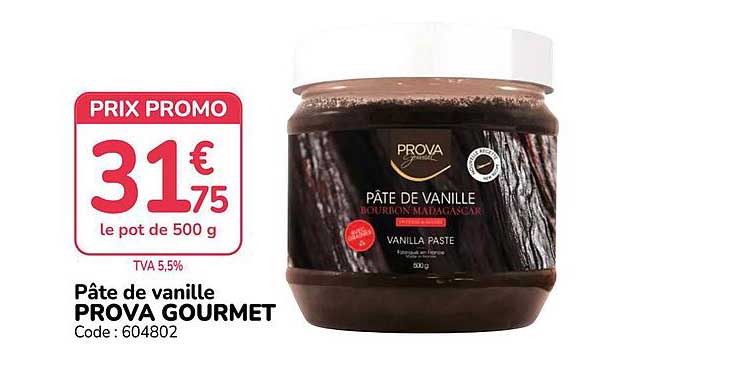 Pâte de vanille PROVA GOURMET