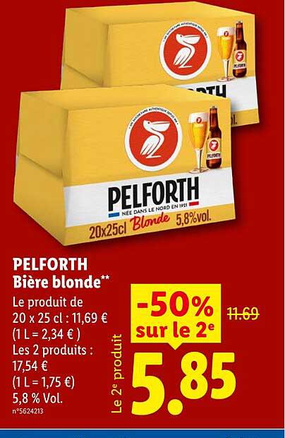 PELFORTH Bière blonde**